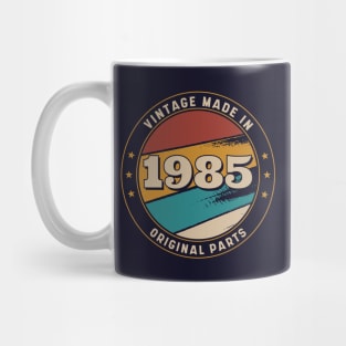 Vintage, Made in 1985 Retro Badge Mug